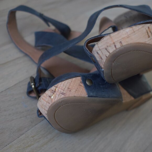 Lucky Brand Womens LK-Moran Wrap Wedge Sandals - Picture 9 of 11
